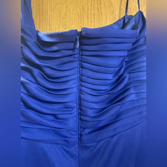 Alex Evenings One Shoulder Pleated Formal Evening Dress Prom Pageant Wedding - Picture 5 of 9